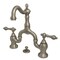 Kingston Brass KS7978AL English Country Bathroom Bridge Faucet, Brushed Nickel KS7978AL - alternate 1